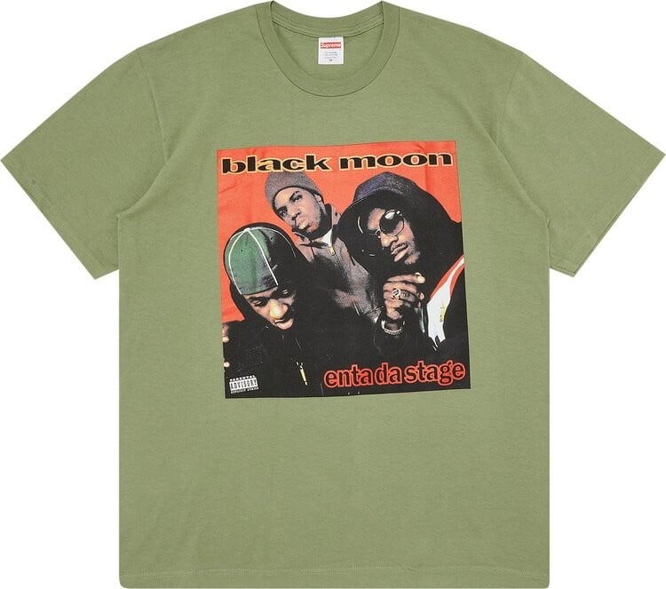

Футболка Supreme Enta Da Stage Tee 'Light Olive', зеленый
