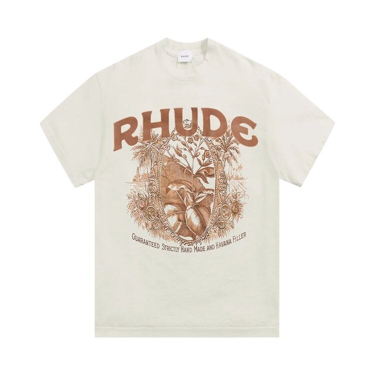 

Футболка Rhude Cigaro Tee 'Vintage White', белый