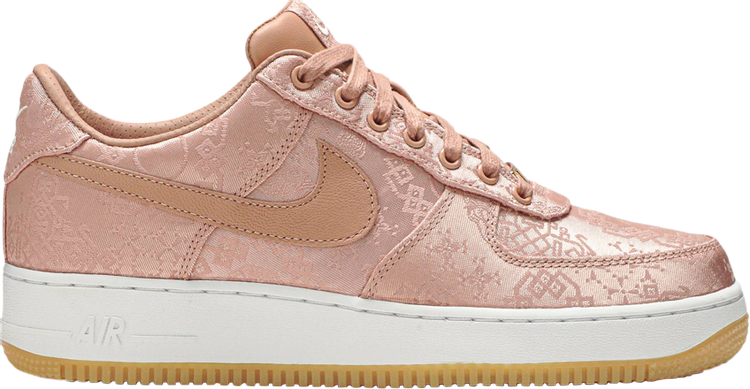 Nike air force 1 rose hot sale gold tick