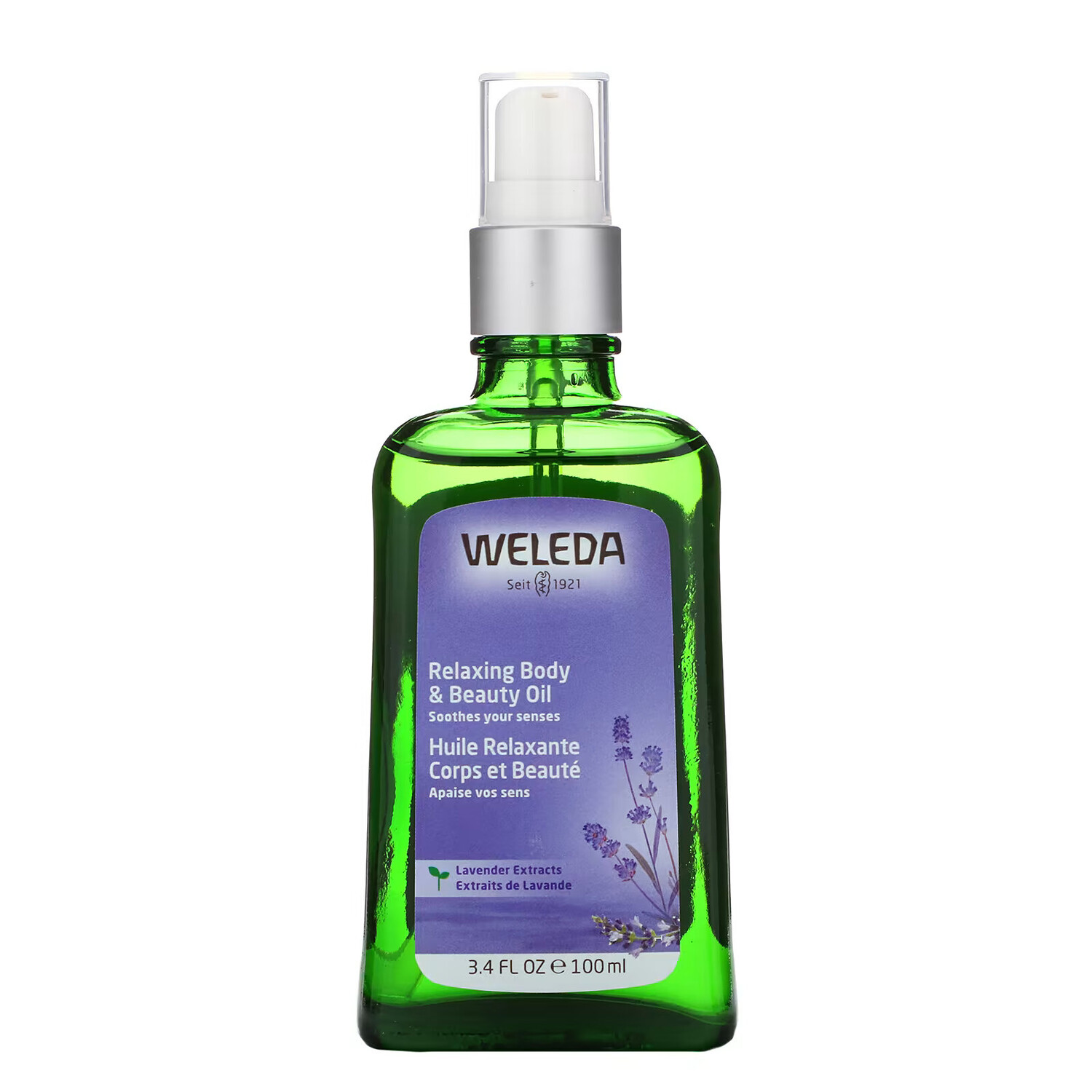 

Weleda, Расслабляющее масло для тела и красоты, Экстракты лаванды, 3.4 ж. унц.(100 мл)