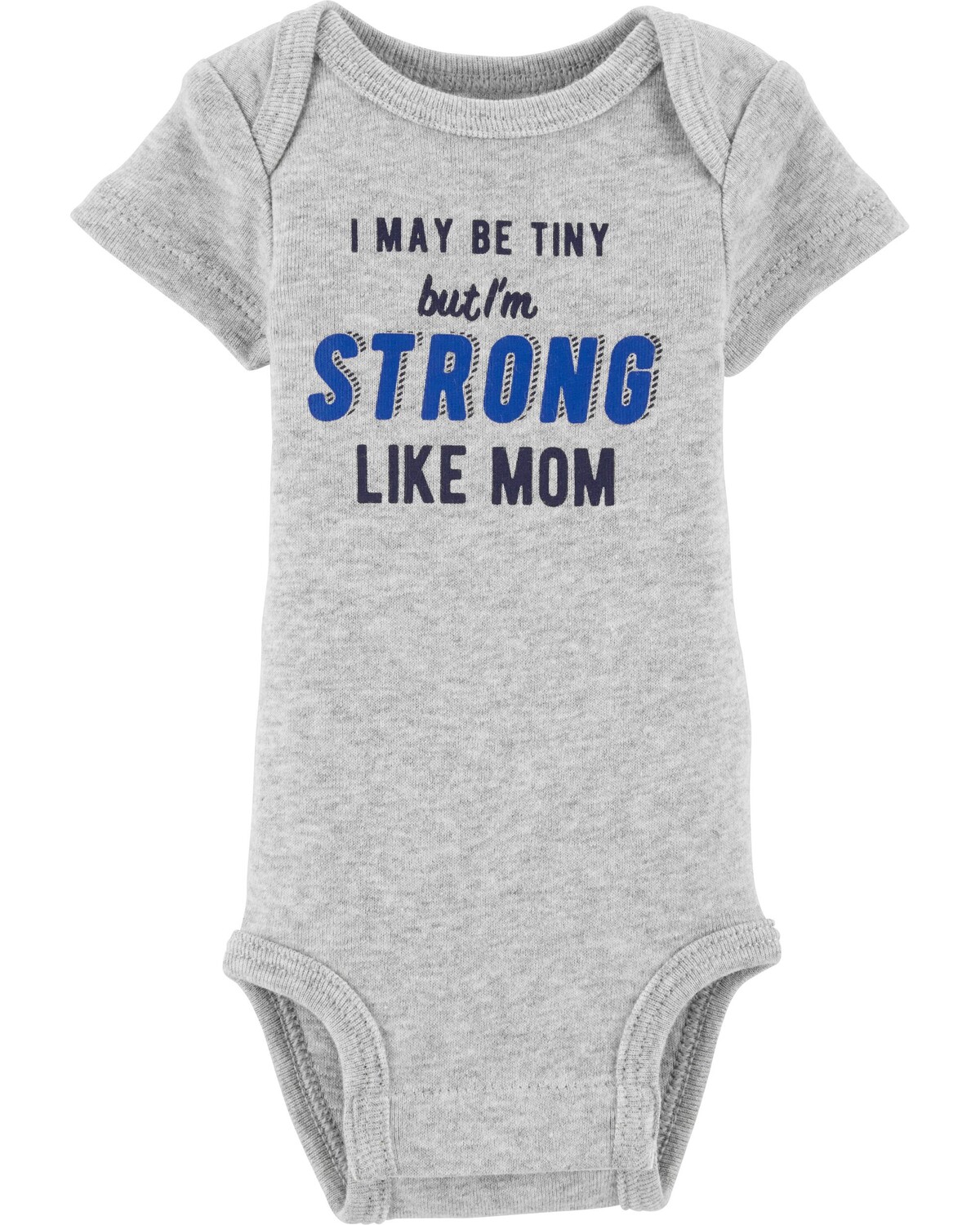 

Боди Baby Preemie Strong Like Mom Carter's, серый