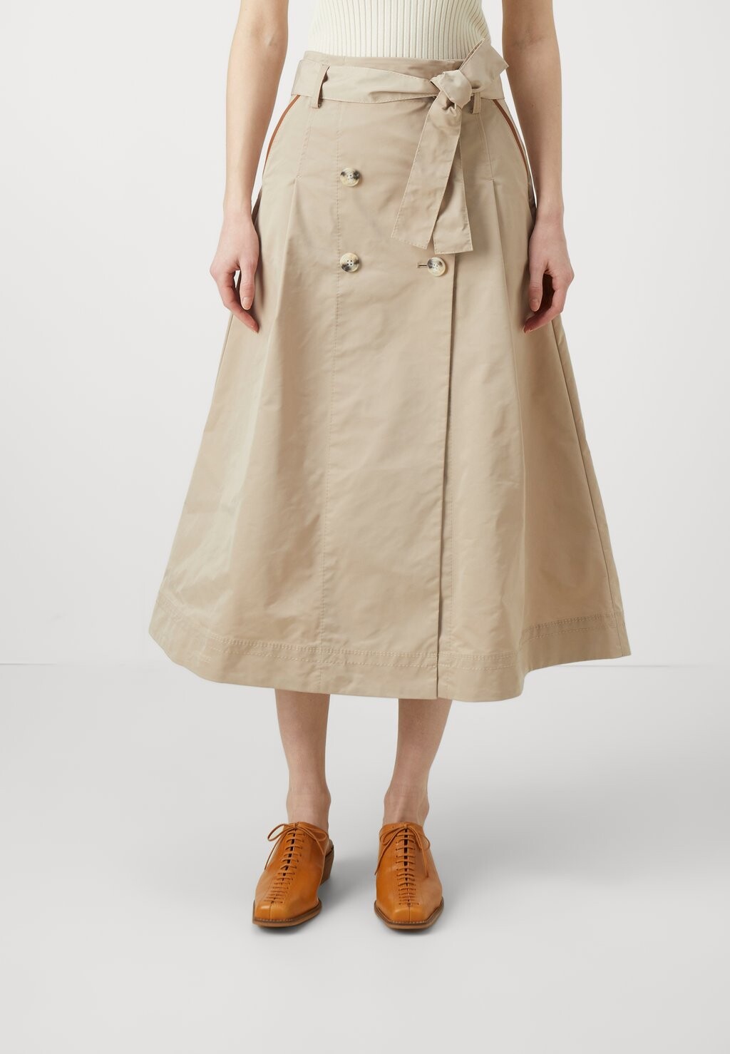 

Юбка А-силуэта AGIATO MAX&Co., цвет beige