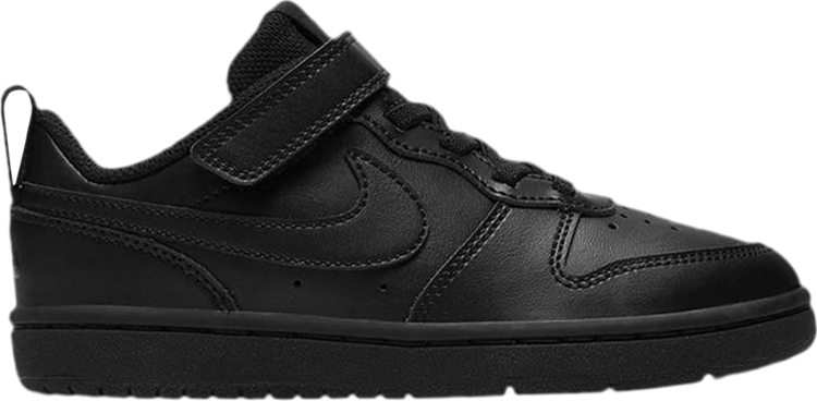 

Кроссовки Nike Court Borough Low 2 PS 'Triple Black', черный