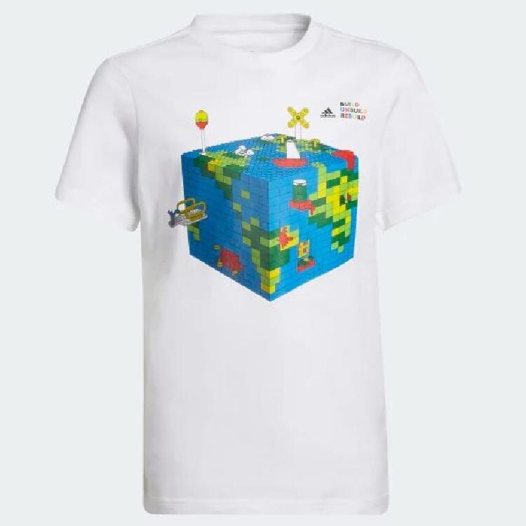 

Футболка adidas x LEGO Play Graphic, белый/принт