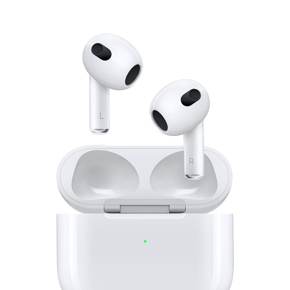 

Bluetooth-гарнитура Apple AirPods с чехлом для беспроводной зарядки, белый