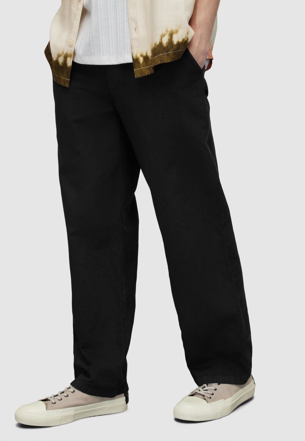 

Тканевые брюки AllSaints, черный