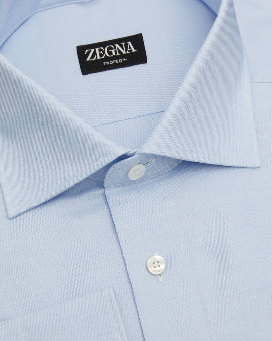 

Мужская классическая рубашка Trofeo из хлопка ZEGNA