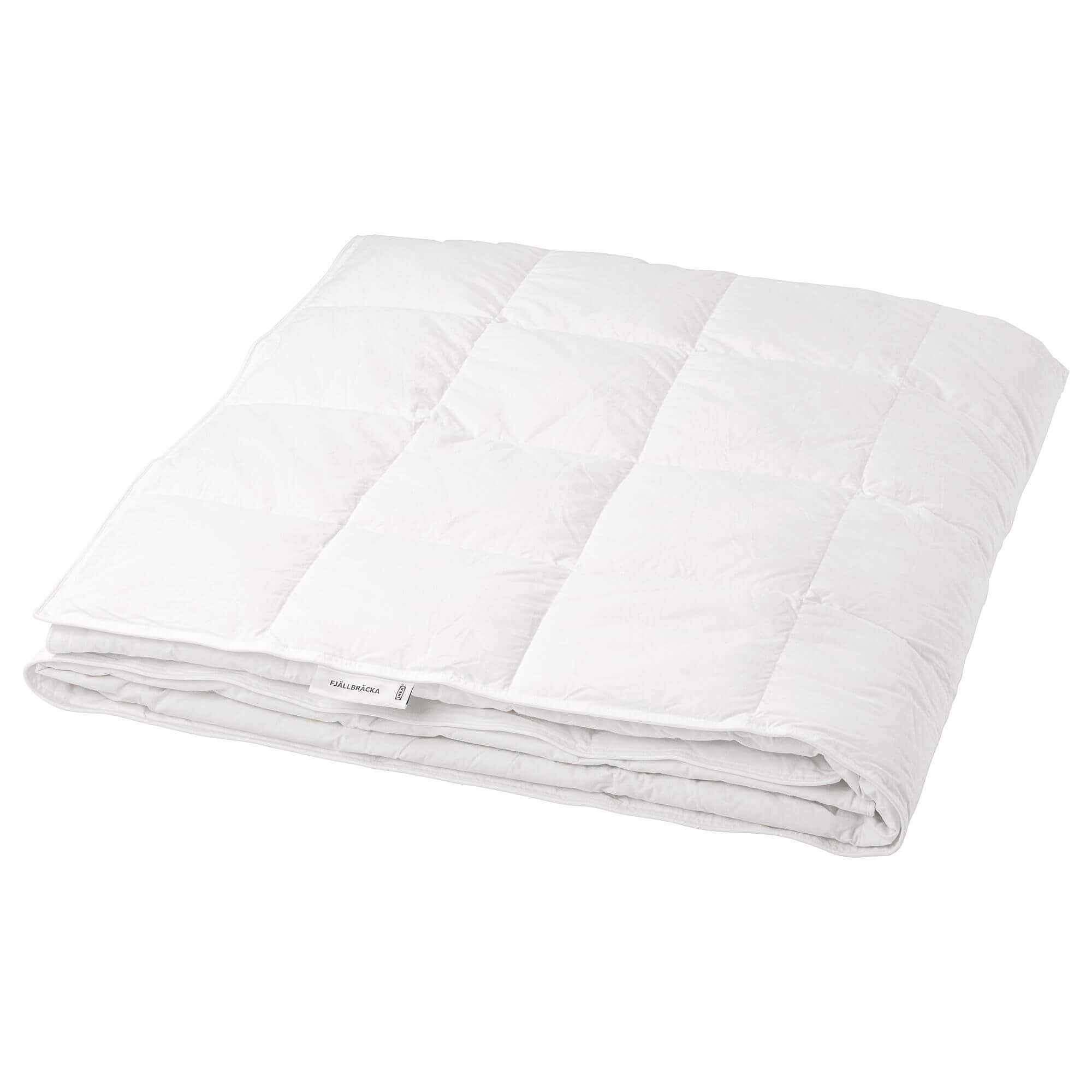 Одеяло теплое Ikea Fjallbracka 240x220 см, белый одеяло легкое ikea safferot 240x220 белый