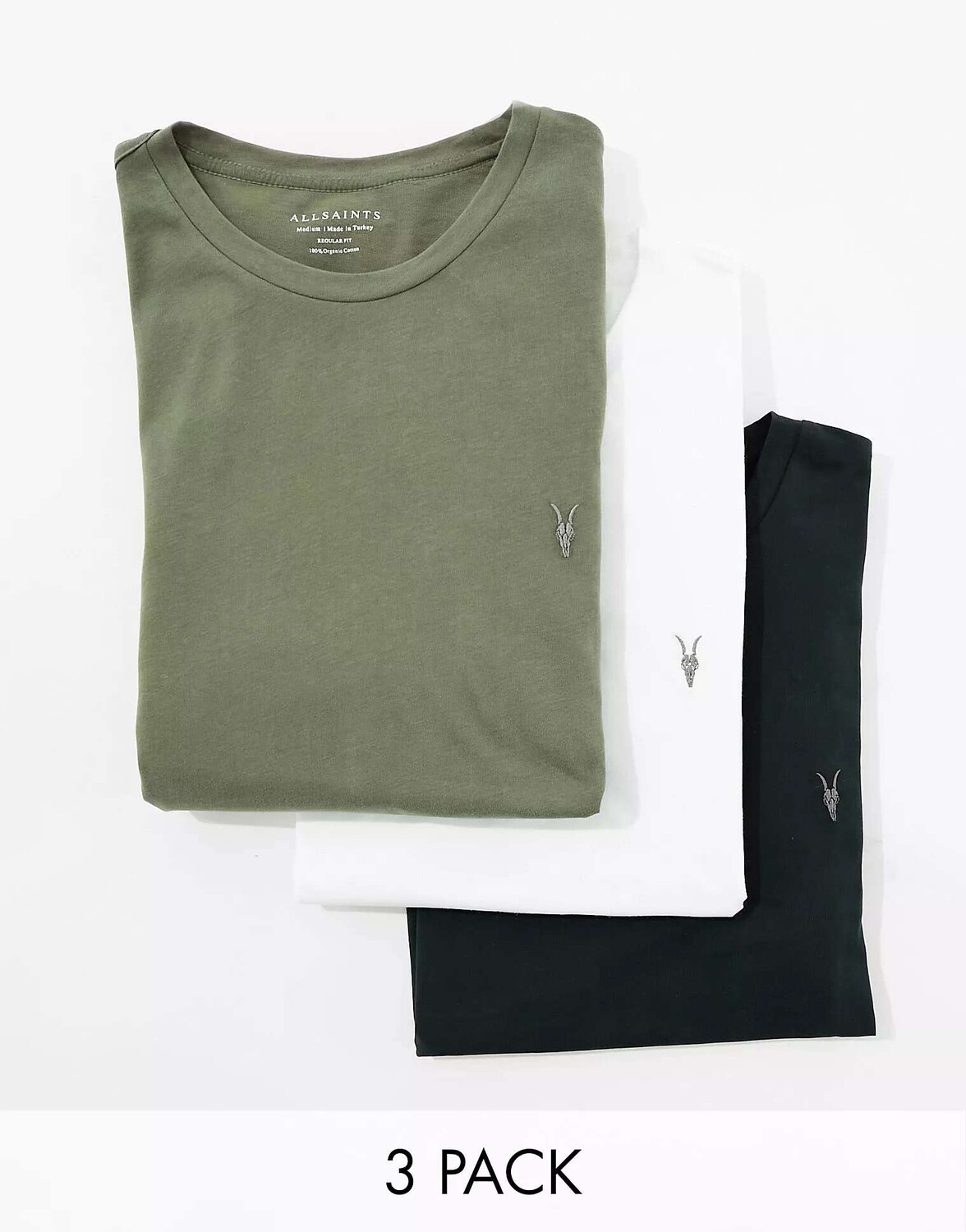 

Комплект из трех разноцветных футболок AllSaints Brace