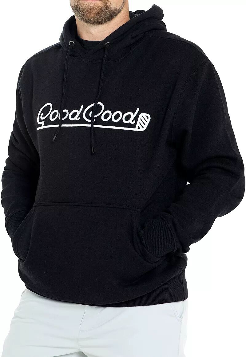 

Good Good Golf Мужская флисовая толстовка для гольфа, черный