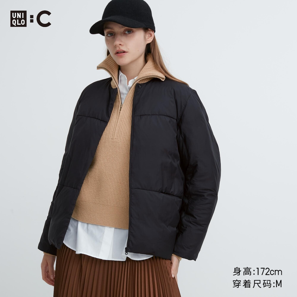 

Пуховик Uniqlo легкий, черный