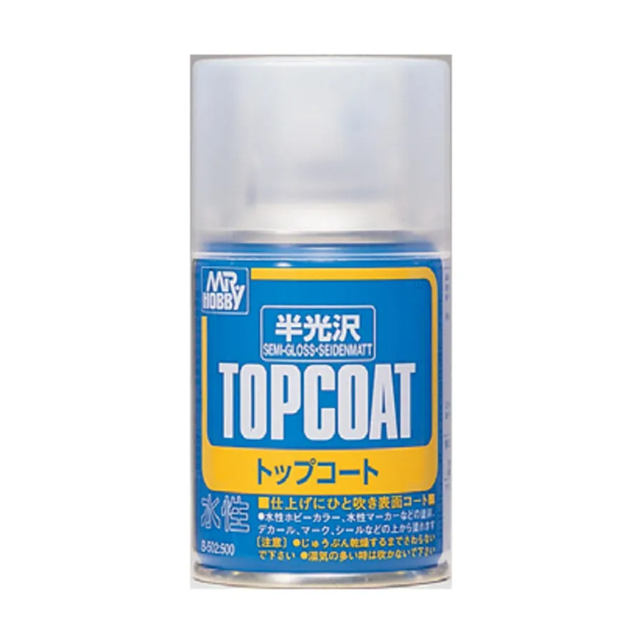 

Полуглянцевый спрей Mr. Top Coat, Primers, Top Coat, Surfacers & Protectors (Mr. Hobby)