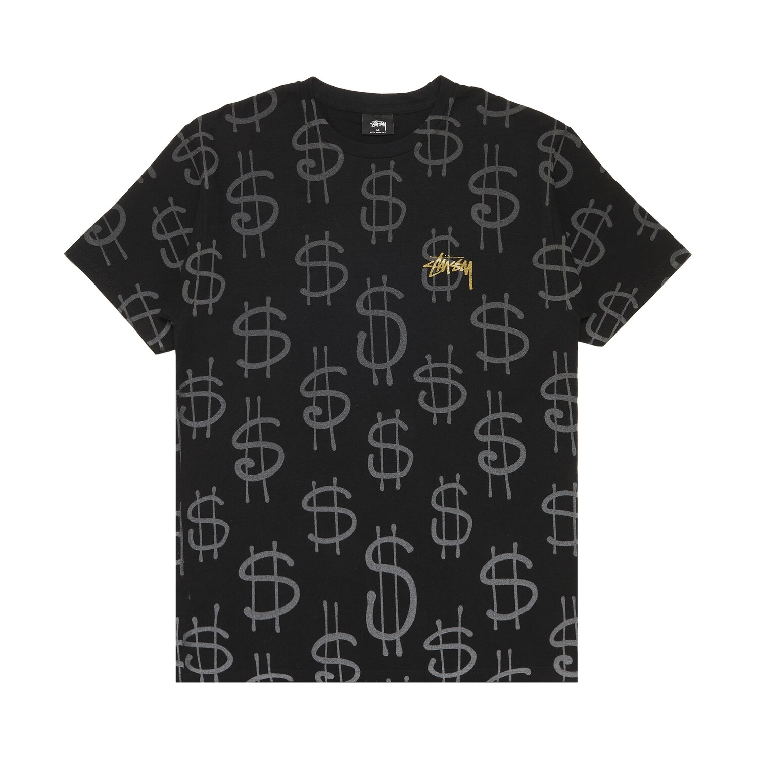 

Футболка Stussy Money, черная, Черный