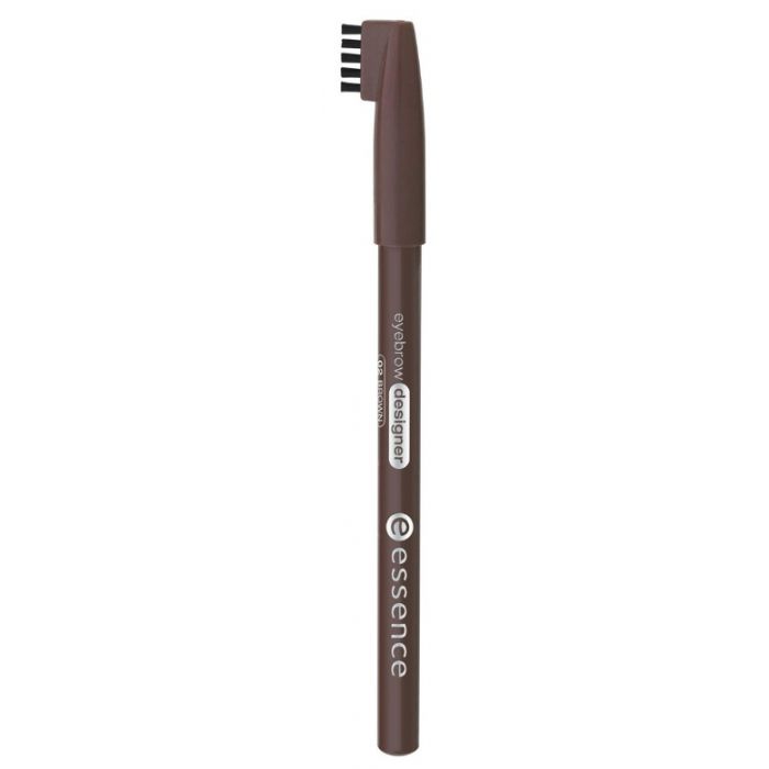 Карандаш для бровей Eyebrow Designer Lápiz de Cejas Essence, 02 Dark Brown essence ножницы для бровей essence scissors
