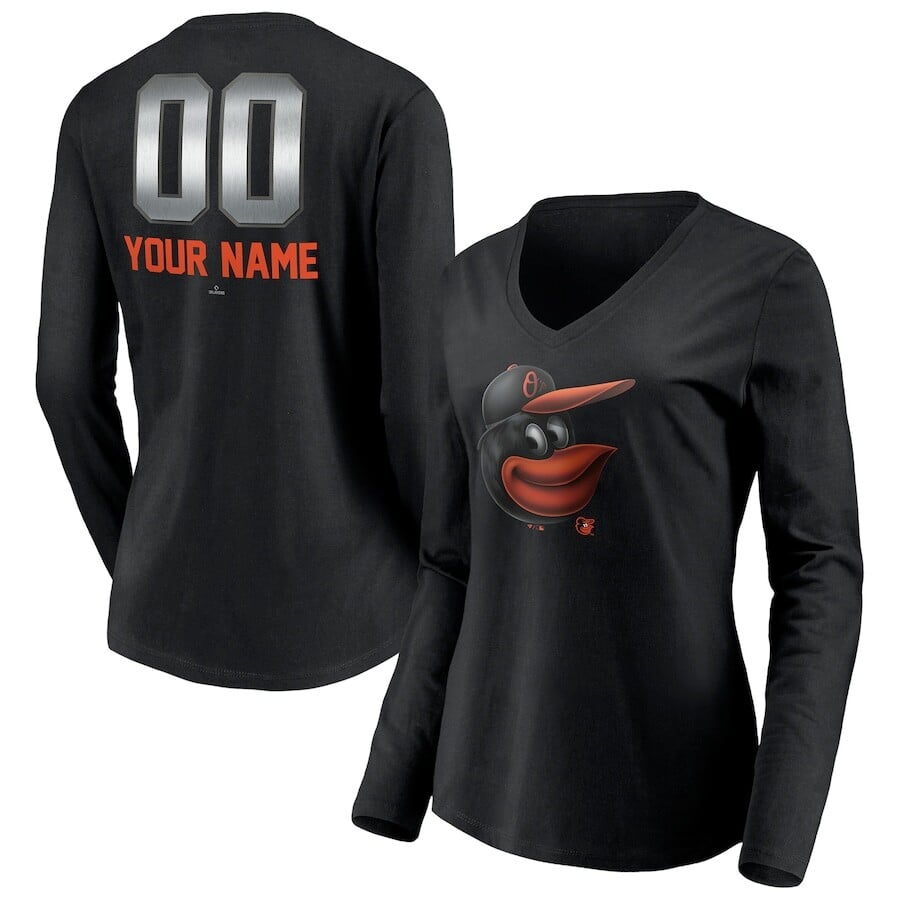 

Футболка с длинным рукавом Fanatics Branded Baltimore Orioles, черный