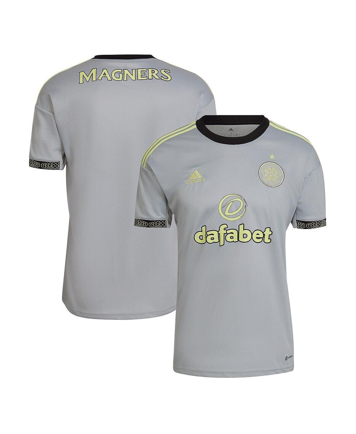 

Мужская серая майка Celtic 2022/23 Third Replica adidas