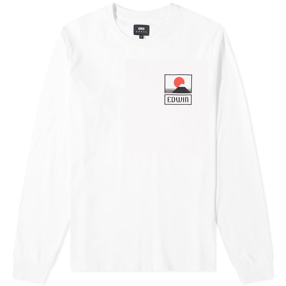 

Футболка Edwin Long Sleeve Sunset On Mt. Fuji Tee, Белый