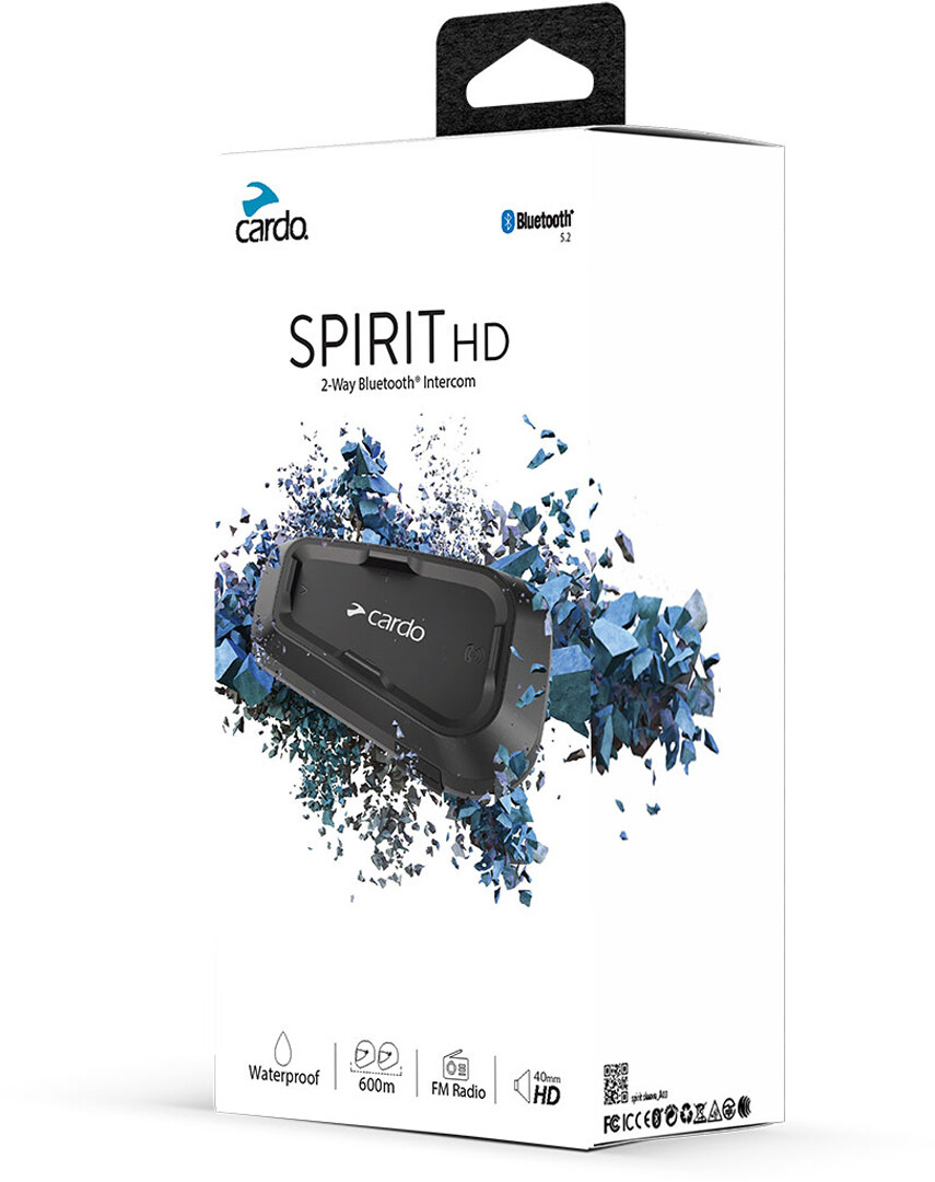 

Система связи Cardo Spirit HD двойная, черный