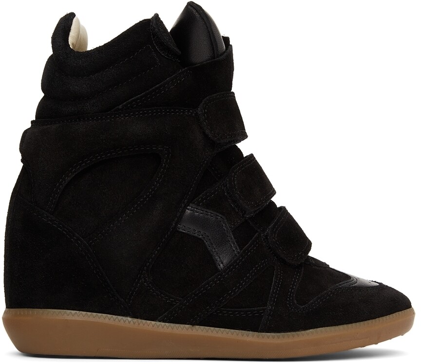 

Черные высокие кеды на танкетке Bekett Isabel Marant
