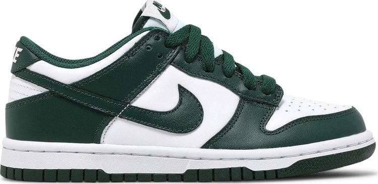 Dark green nike dunks best sale