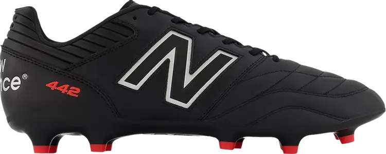 

Кроссовки New Balance 442v2 Pro FG 2E Wide 'Black Silver', черный