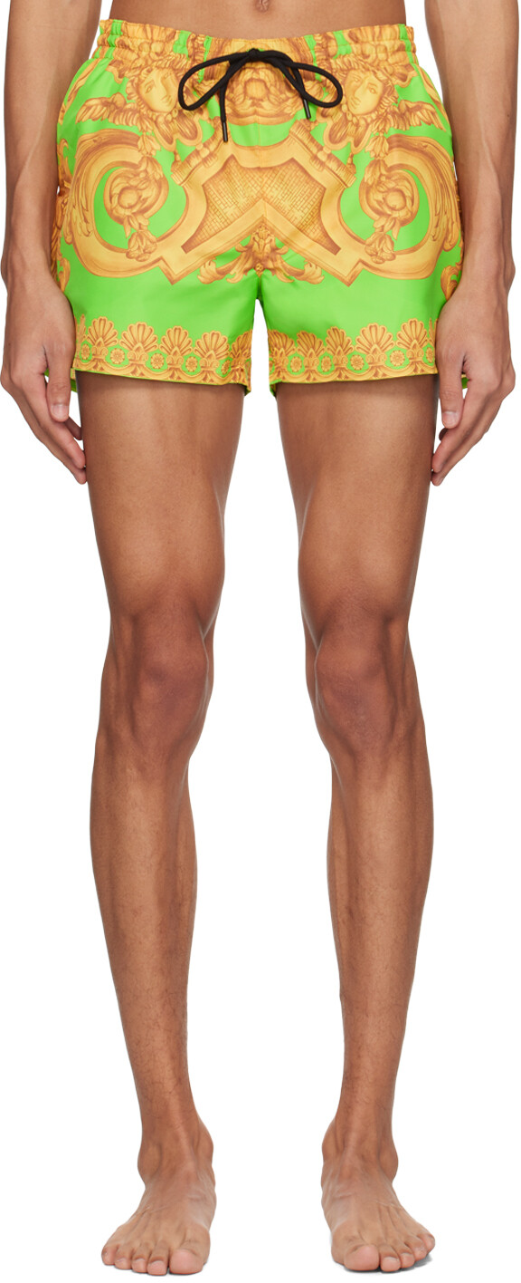 

Зеленые шорты для плавания New Heritage Versace Underwear