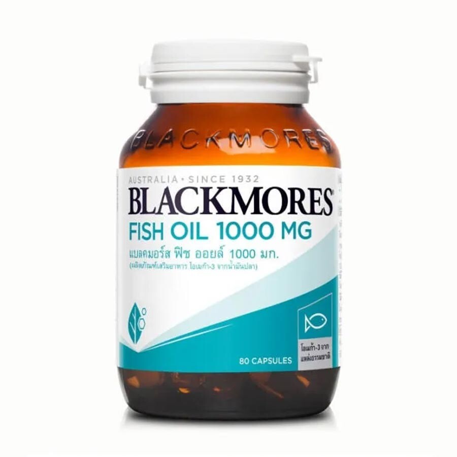 

Пищевая добавка Blackmores Fish Oil 1000 мг, 80 капсул