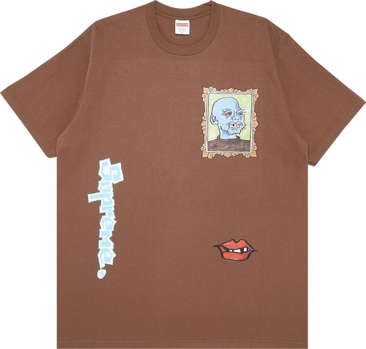 Supreme Gonz Portrait Tee Brown