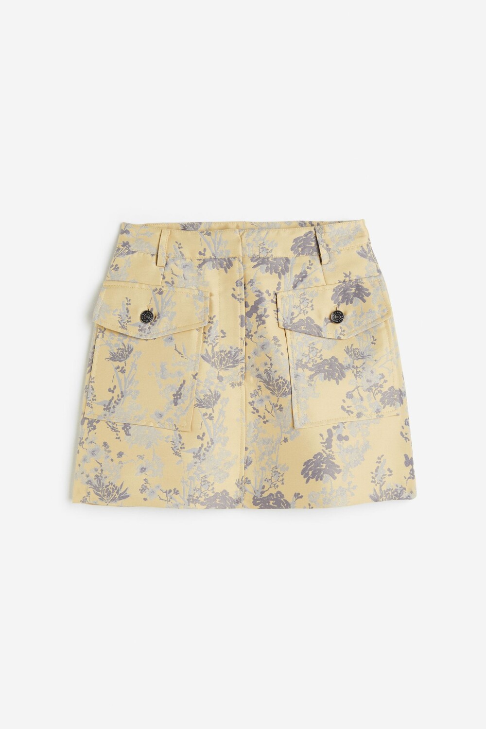 

Юбка H&M Jacquard-weave, светло-желтый
