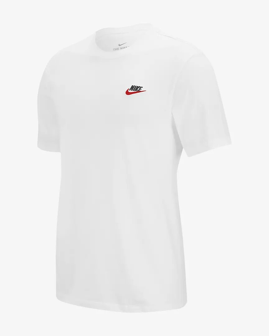

Мужская футболка Nike Essential Embroidered, белый