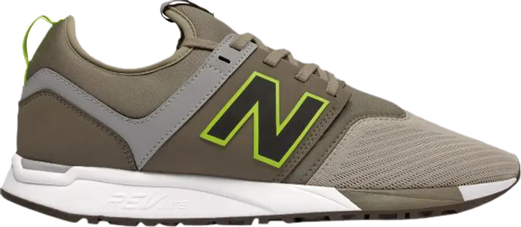 Кроссовки New Balance J.Crew x 247 'Olive', зеленый