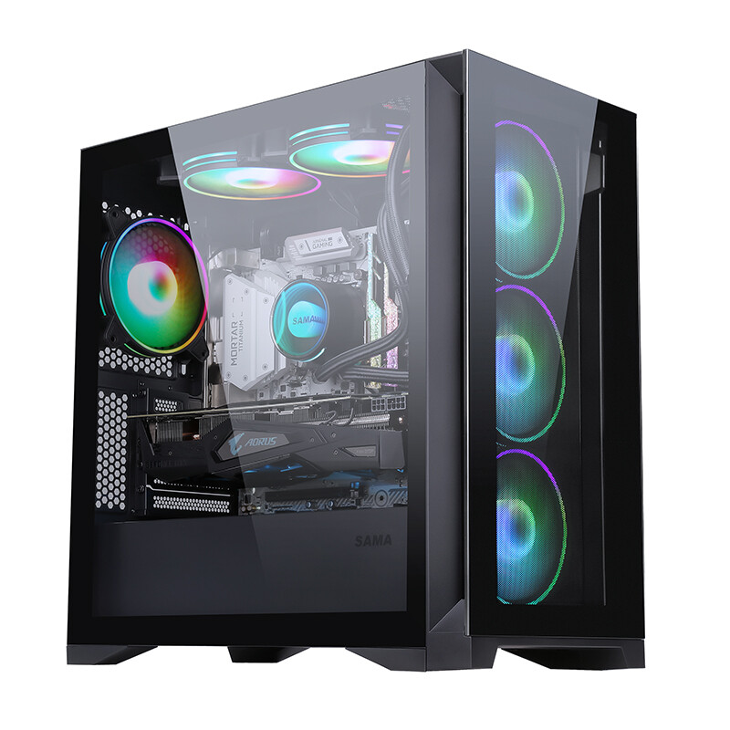 

Корпус SAMA Yanzhishen mini full, Mini Tower, черный