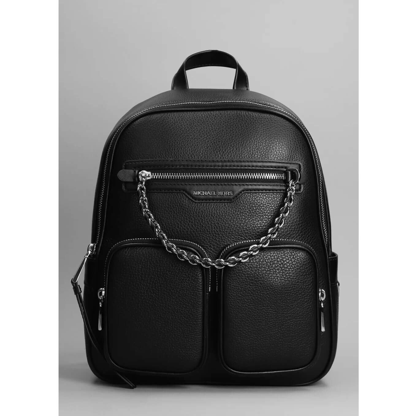 

Рюкзак Michael Kors Elliot In Black Leather, черный