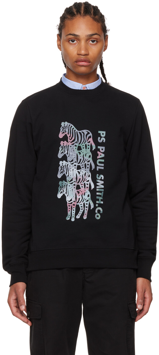 

Черный свитшот Zebra Stack PS by Paul Smith