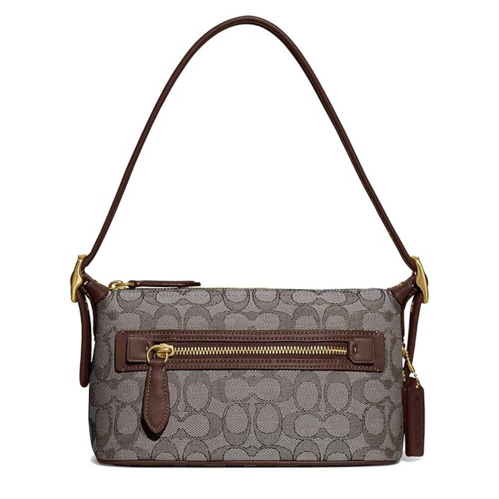 

Сумка жаккардовая Coach Signature, коричневый