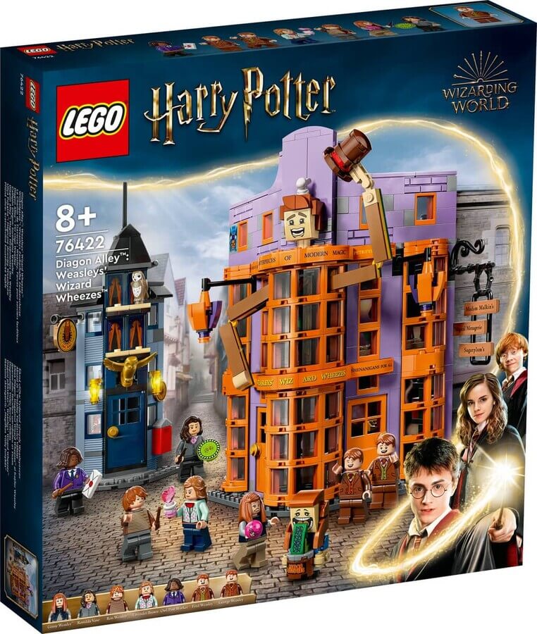 Конструктор Lego 76422 Harry Potter Косой Переулок: Проделки волшебника Уизли конструктор косой переулок 11339 harry potter 40289 380 деталей