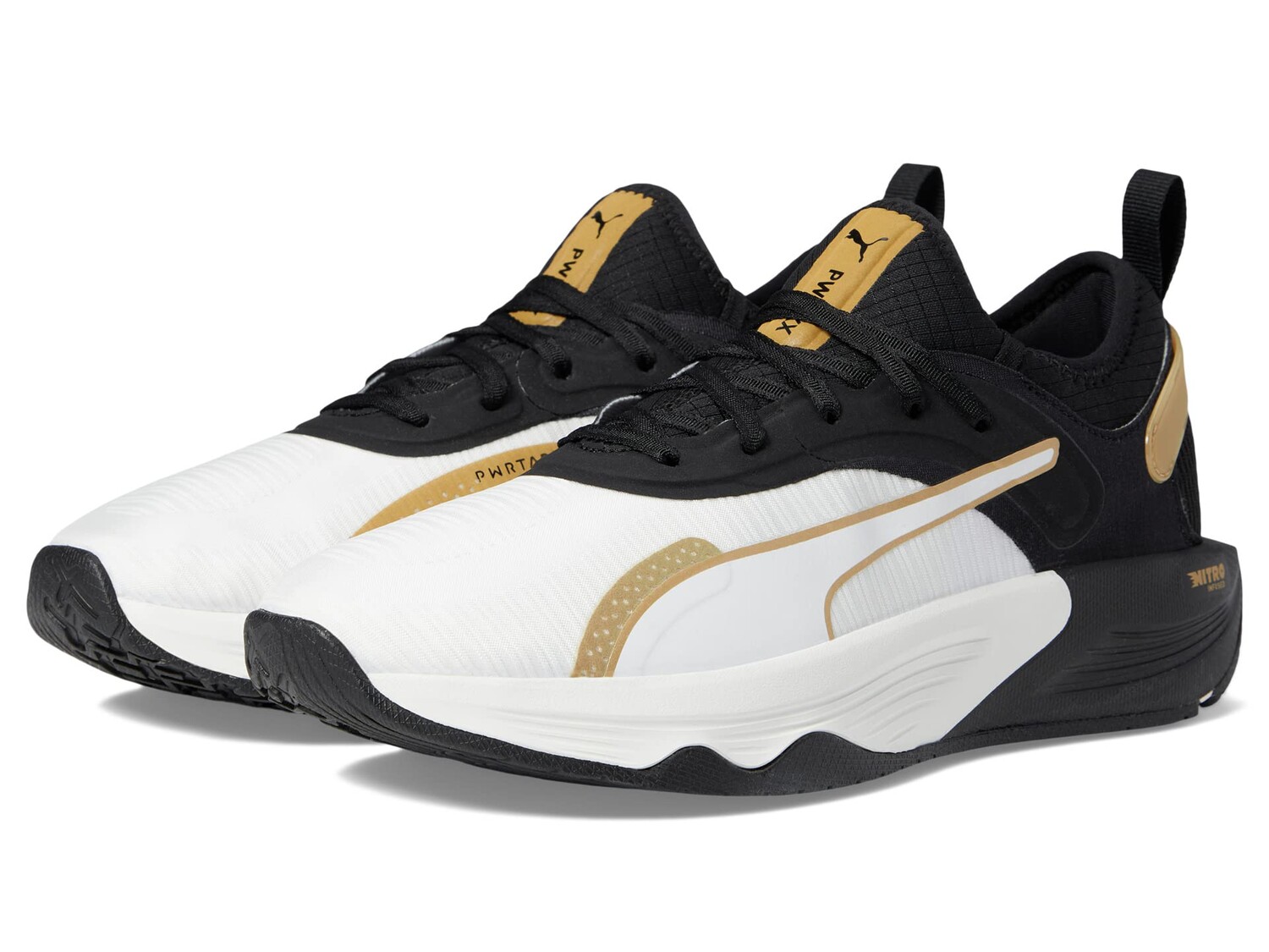 Кроссовки Puma PWR XX Nitro, черно-белый кроссовки puma rebound game цвет puma white puma black puma team gold