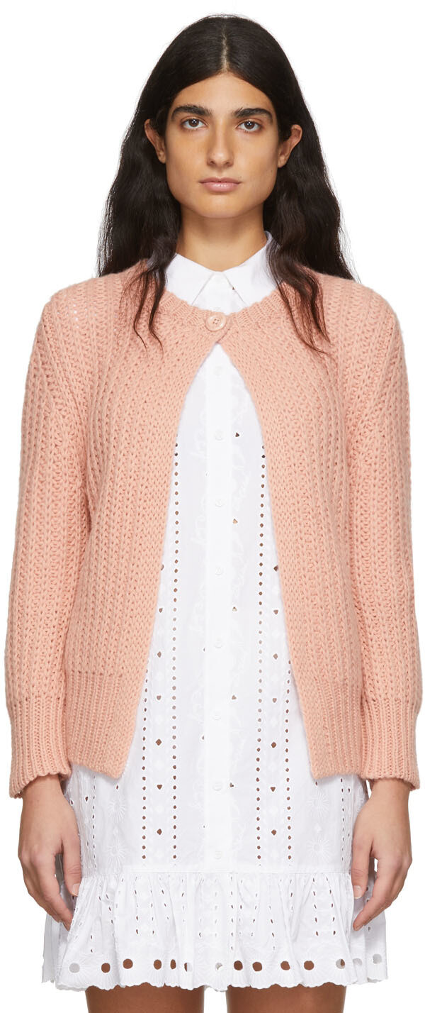 

Розовый кардиган из шерсти альпаки See by Chloé
