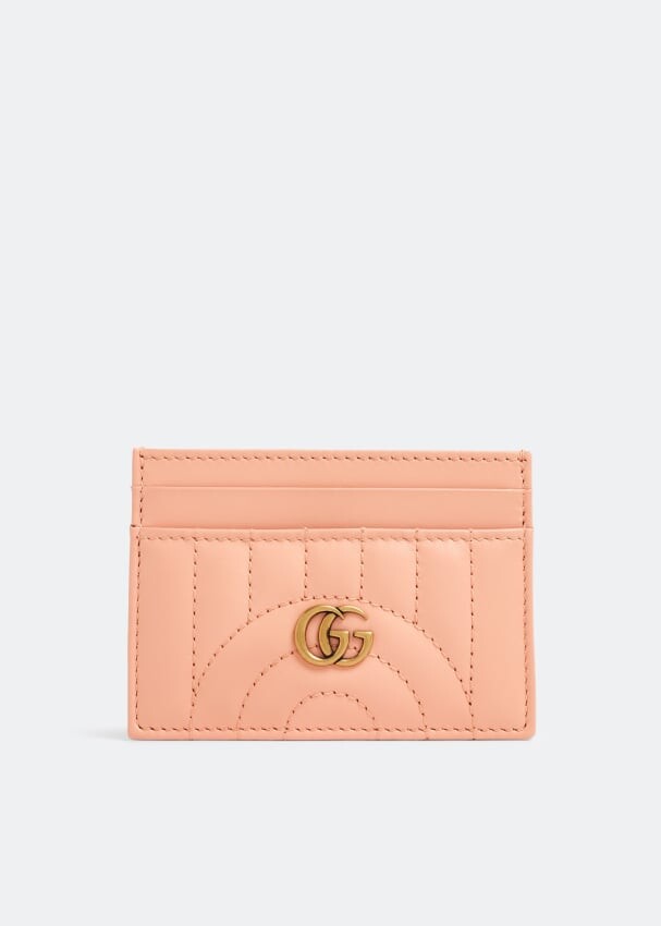 

Картхолдер GUCCI GG Marmont cardholder, розовый