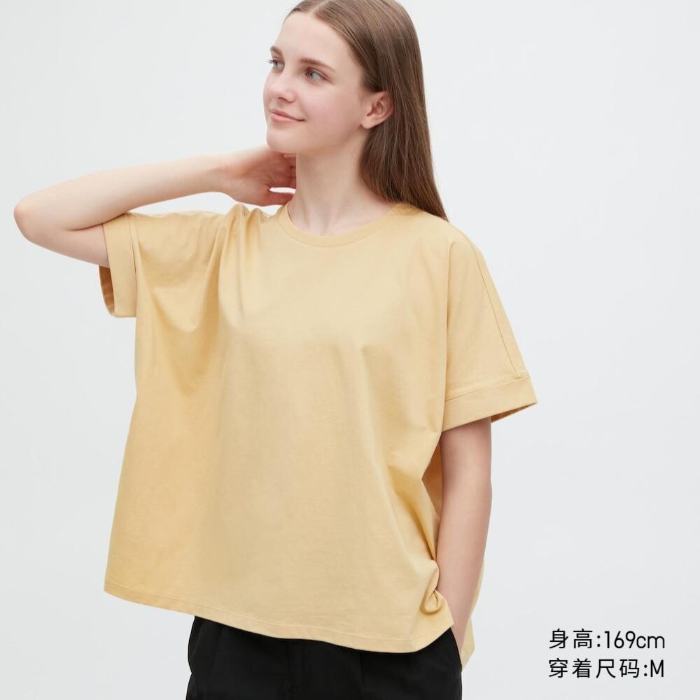 

Футболка хлопковая Uniqlo, желтый