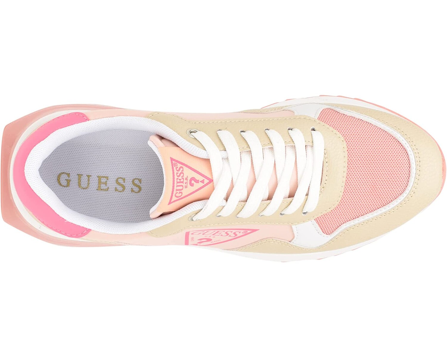 

Кроссовки Melany GUESS, светлый натуральный