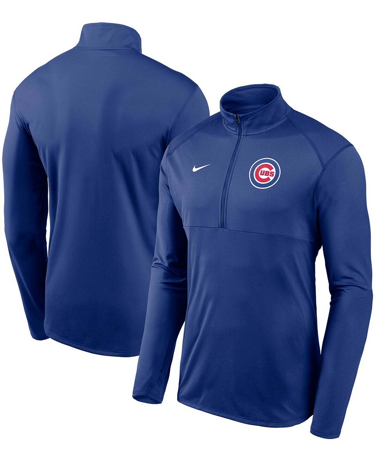 

Мужская куртка royal chicago cubs team logo element performance с молнией до половины Nike, Синий