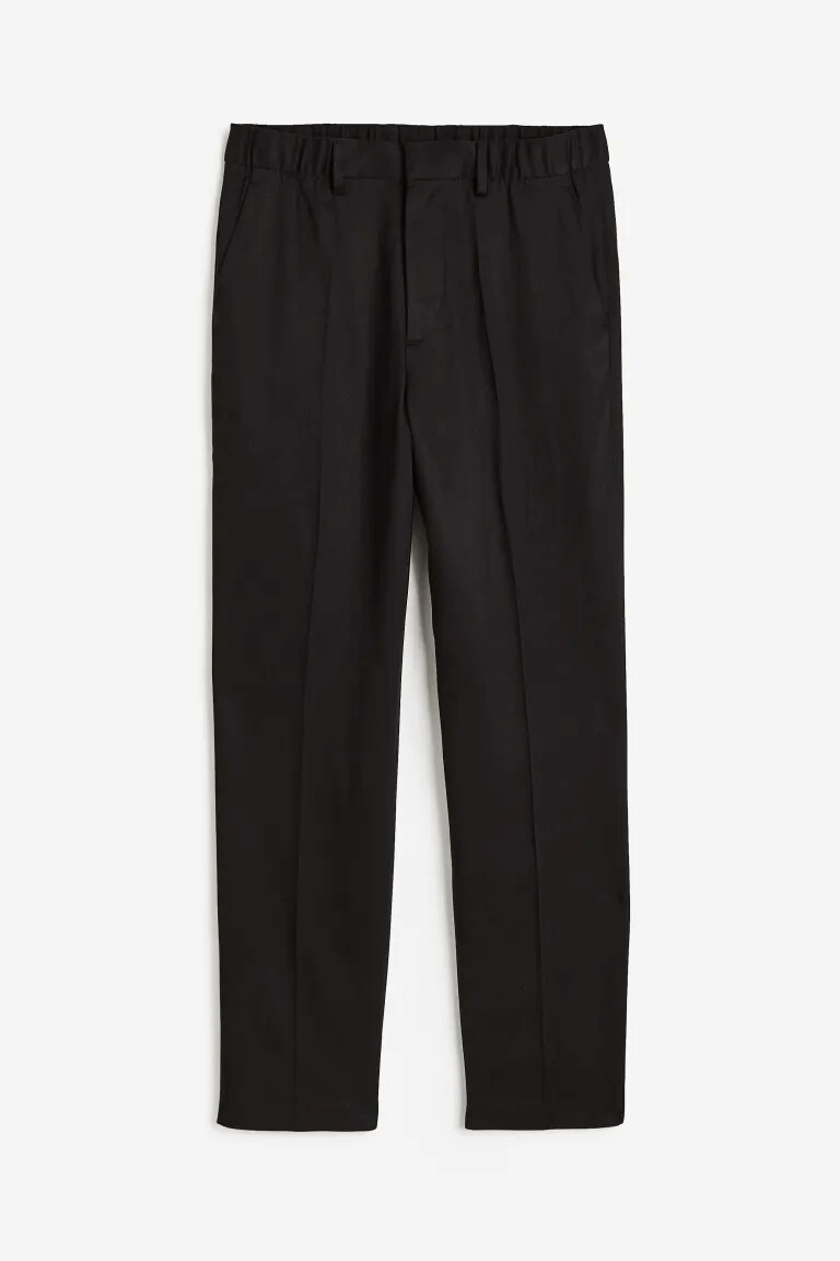 

Брюки классические H&M Regular Fit Lyocell, черный