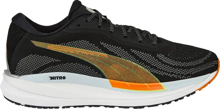 

Кроссовки Puma Magnify Nitro Knit Black Orange Brick, черный