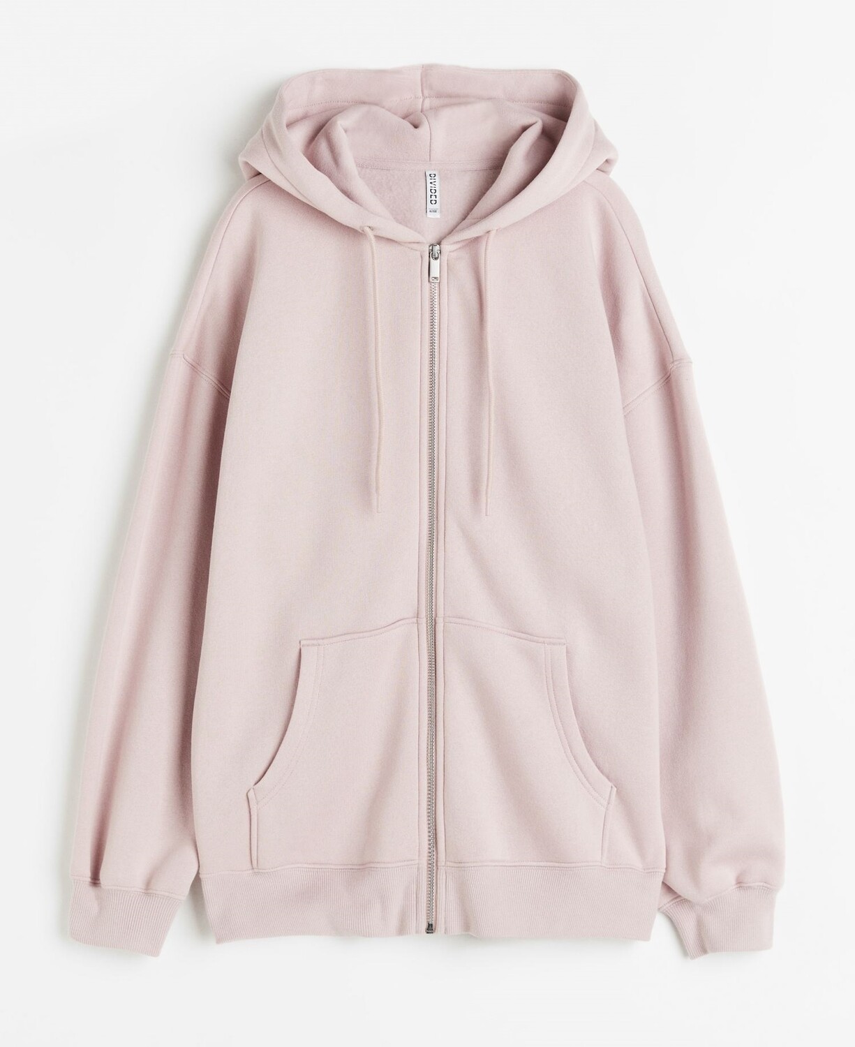 

Толстовка H&M Oversized, светло-розовый