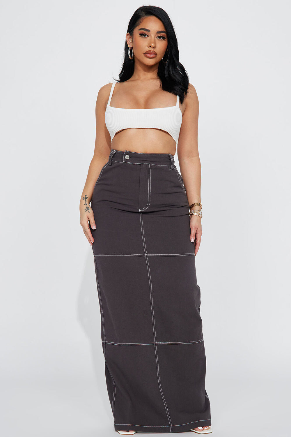 

Юбка Fashion Nova S16059CPD, угольный