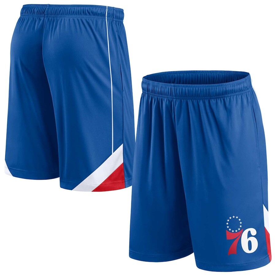 

Шорты Fanatics Branded Philadelphia 76Ers, роял