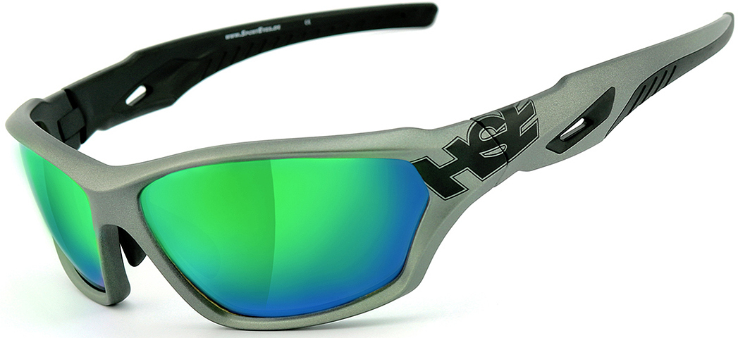 очки held 9740 солнцезащитные черный зеленый Очки HSE SportEyes 2093 солнцезащитные, серый/зеленый