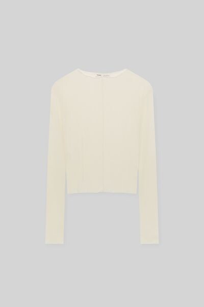 

Тюлевая футболка со швами PULL&BEAR