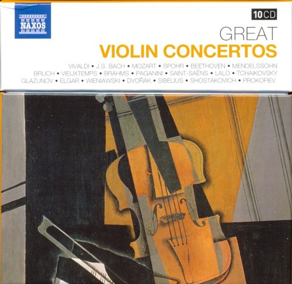 

Диск CD Great Violin Concertos [Box Set] - Various Artists